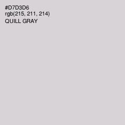 #D7D3D6 - Quill Gray Color Image
